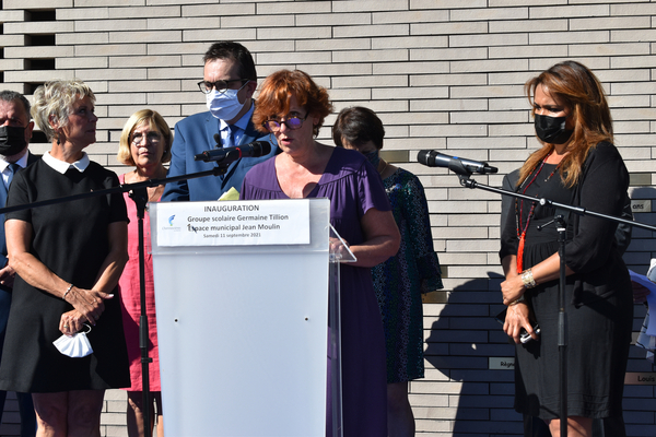 Inauguration de l'école Germaine Tillion