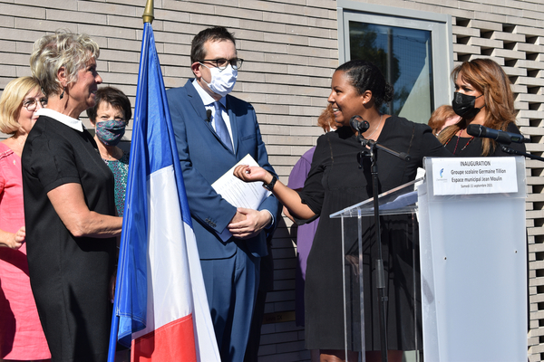 Inauguration de l'école Germaine Tillion
